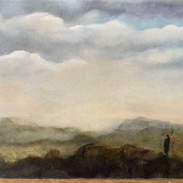 Brume huile sur toile 35x24cm 150